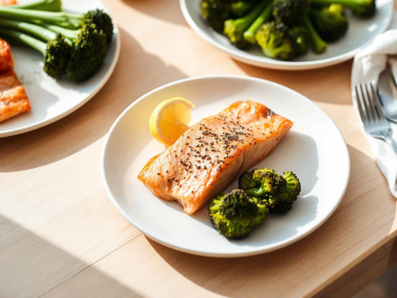 Ugnsbakad lax med broccoli och citron – keto lunch och LCHF-recept